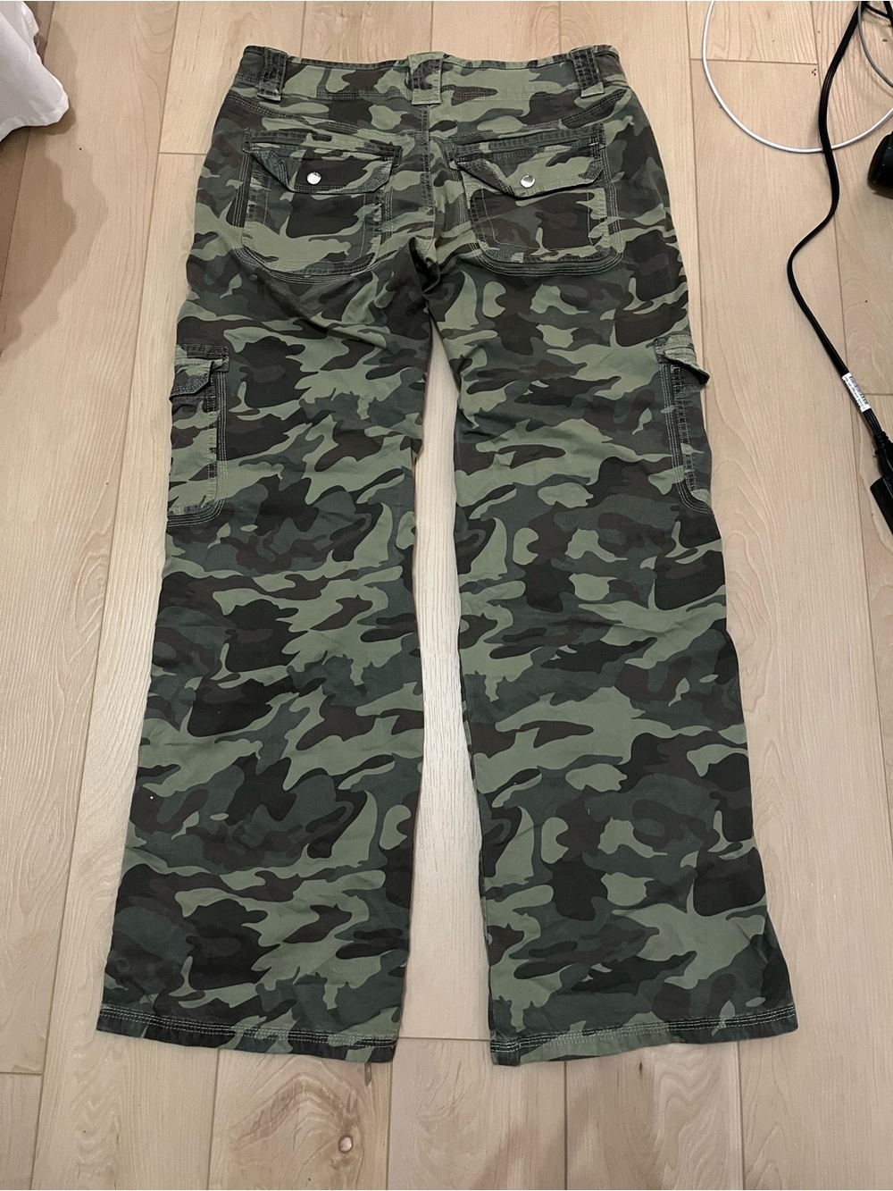 Garage y2k camo cargo pants